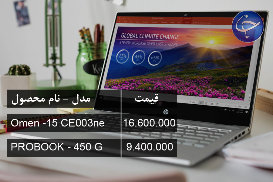 قیمت انواع لپ تاپ در بازار (تاریخ ۱۵ بهمن) +جدول