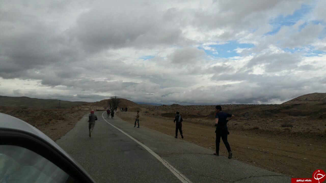 مسابقه دوی همگانی روستایی در دهستان کشکوئیه بخش خَبر + تصاویر