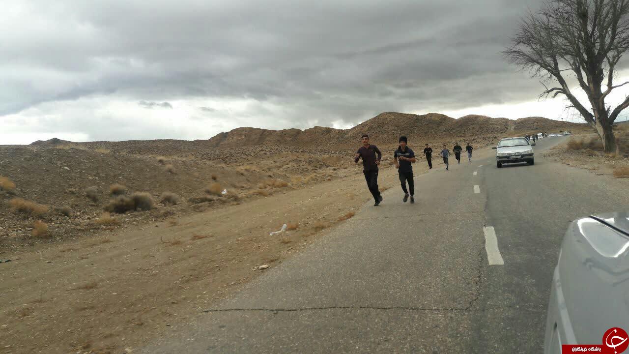 مسابقه دوی همگانی روستایی در دهستان کشکوئیه بخش خَبر + تصاویر