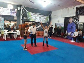 رزمی کاران آستانه‌ای قهرمان رقابت‌های کیک بوکسینگ