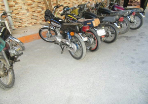 دستگیری سارق موتورسیکلت در رفسنجان
