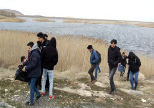 پاکسازی حاشیه تالاب بین المللی کانی برازان مهاباد