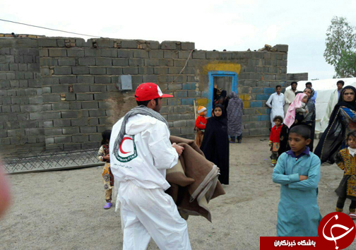 اسکان اضطراری ۲۵ خانوار گرفتار در سیلاب جنوب سیستان و بلوچستان