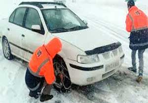 تردد در محور‌های خراسان شمالی با زنجیر چرخ امکانپذیر است