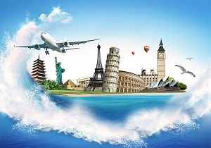 زن خوش&zwnj;شانس با لباس عروسی به دور دنیا سفر کرد