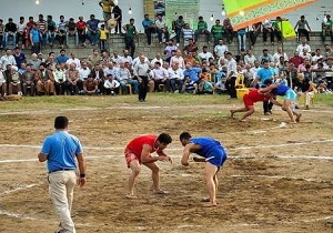 برپایی رقابت‌های کشتی ساحلی در شوش