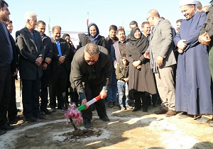 سالن ورزشی روستای بالو ارومیه کلنگ زنی شد