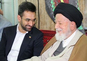 دیدار وزیر ارتباطات با نماینده ولی فقیه در استان سمنان