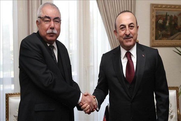 دیدار دوستم با وزیر خارجه ترکیه در آنکارا