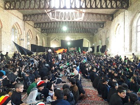 طنین سوگواره یاس نبوی از نوگلان فاطمی (س) در شهر گل محمدی
