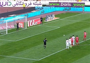 گل اول پرسپولیس به پدیده مورخ ۱۷ بهمن ۹۷ + فیلم
