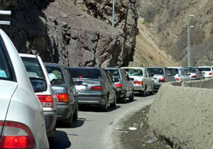 ترافیک سنگین در برخی جاده‌های مازندران