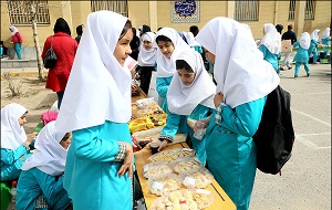 نمایشگاه بازارچه کسب وکار دانش آموزان ابتدایی یاسوج