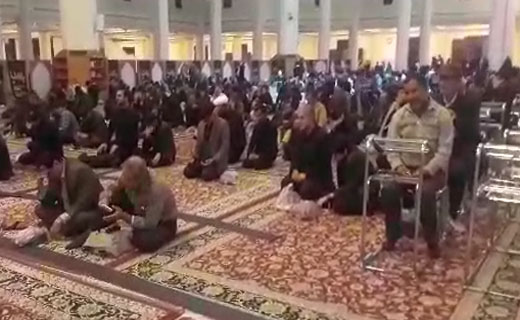 مراسم سوگواری شهادت حضرت فاطمه زهرا (س) در شاه‌چراغ + فیلم
