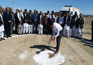کلنگ زنی احداث ساختمان مرکز اورژانس ۱۱۵ مهرستان