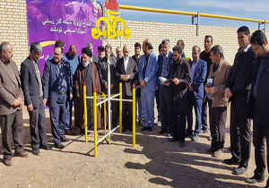 بهره برداری از پروژه گاز رسانی شهرک صنعتی تودشک با اعتباری بالغ بر ۱۱ میلیارد ریال
