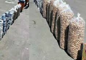 کشف خشکبار قاچاق در محور دهگلان به سنندج