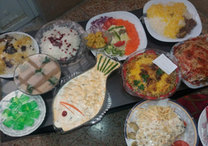 برگزاری جشنواره غذا در روستای دستگرد امامزاده