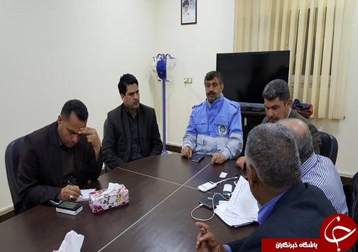 بازدید شبانه مسئولان استانی از سیل بندهای شهرستان حمیدیه