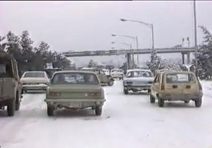 فیلمی دیده نشده از حال هوای برفی تهران در سال 1363
