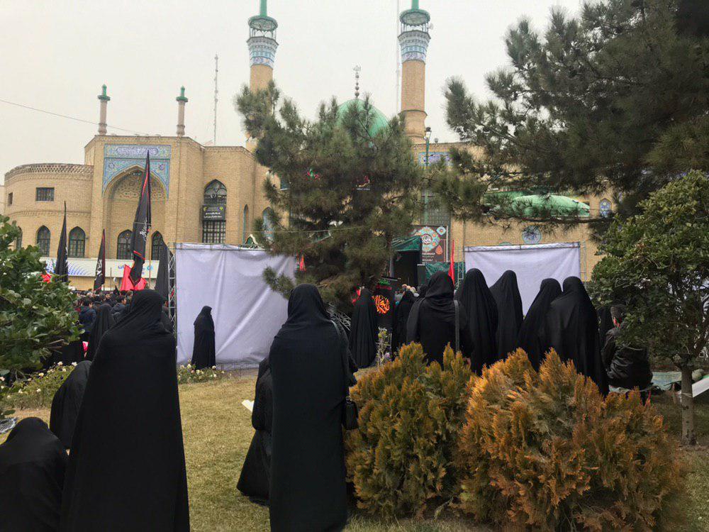 تجمع بزرگ فاطمیون سعادت&zwnj;آباد برگزار شد +تصاویر