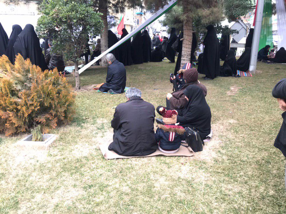 تجمع بزرگ فاطمیون سعادت&zwnj;آباد برگزار شد +تصاویر