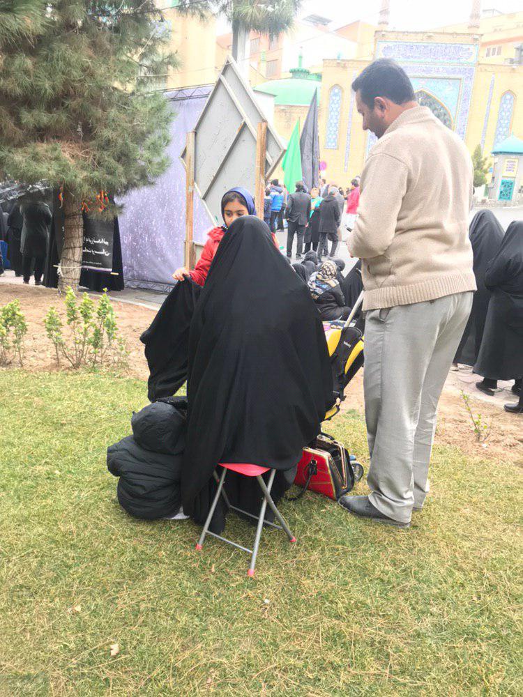 تجمع بزرگ فاطمیون سعادت&zwnj;آباد برگزار شد +تصاویر