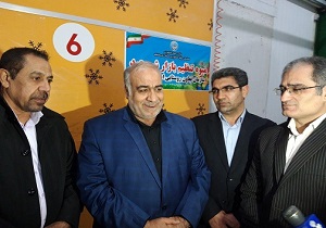 بازدید استاندار کرمانشاه از سردخانه میوه شب عید
