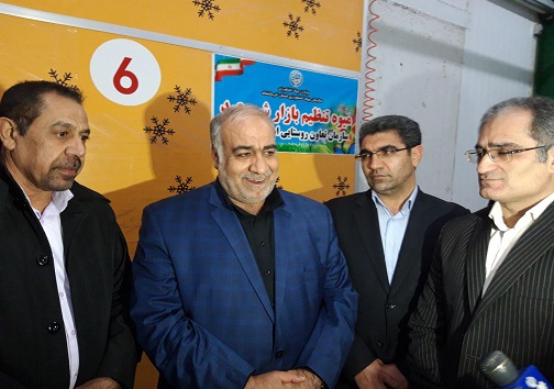 بازدید استاندار از سردخانه میوه شب عید