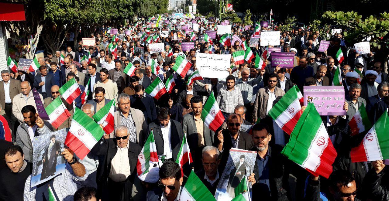 مسیر راهپیمایی ۲۲ بهمن بوشهر تغییر یافت
