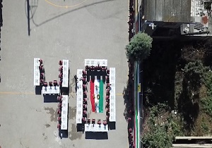 فیلمی دیدنی از چیدمان یک مسابقه به مناسبت چهل سالگی انقلاب