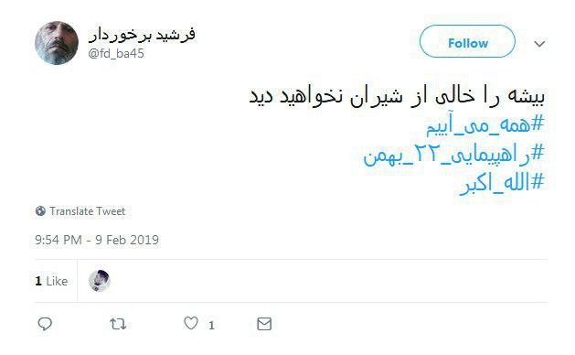 #همه_می&zwnj;_آییم| موج صدای استقبال کاربران از راهپیمایی ۲۲ بهمن