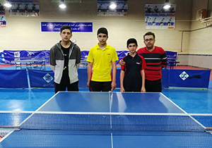 بازیکن مهابادی مقام قهرمانی مسابقات پینگ پنگ را کسب کرد