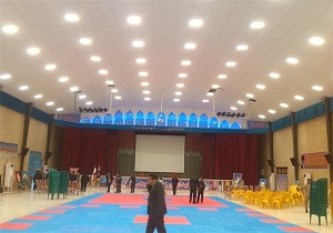 بهره برداری سالن ورزشی مدرسه فرزانگان در همدان