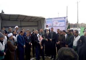 کلنگ زنی نخستین مجتمع چندمنظوره آستان قدس رضوی در بجنورد