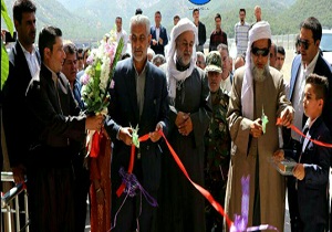 پروژه تیر پارک قدس شهرستان مریوان افتتاح شد