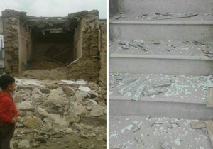 خسارت زمین لرزه بندرلافت به ۲۰ منزل مسکونی در بندر پل