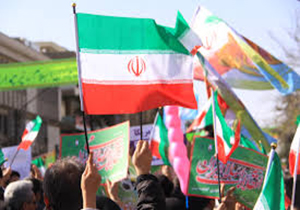 سرود همگانی دانش آموزان شیرازی در چهلمین بهار انقلاب