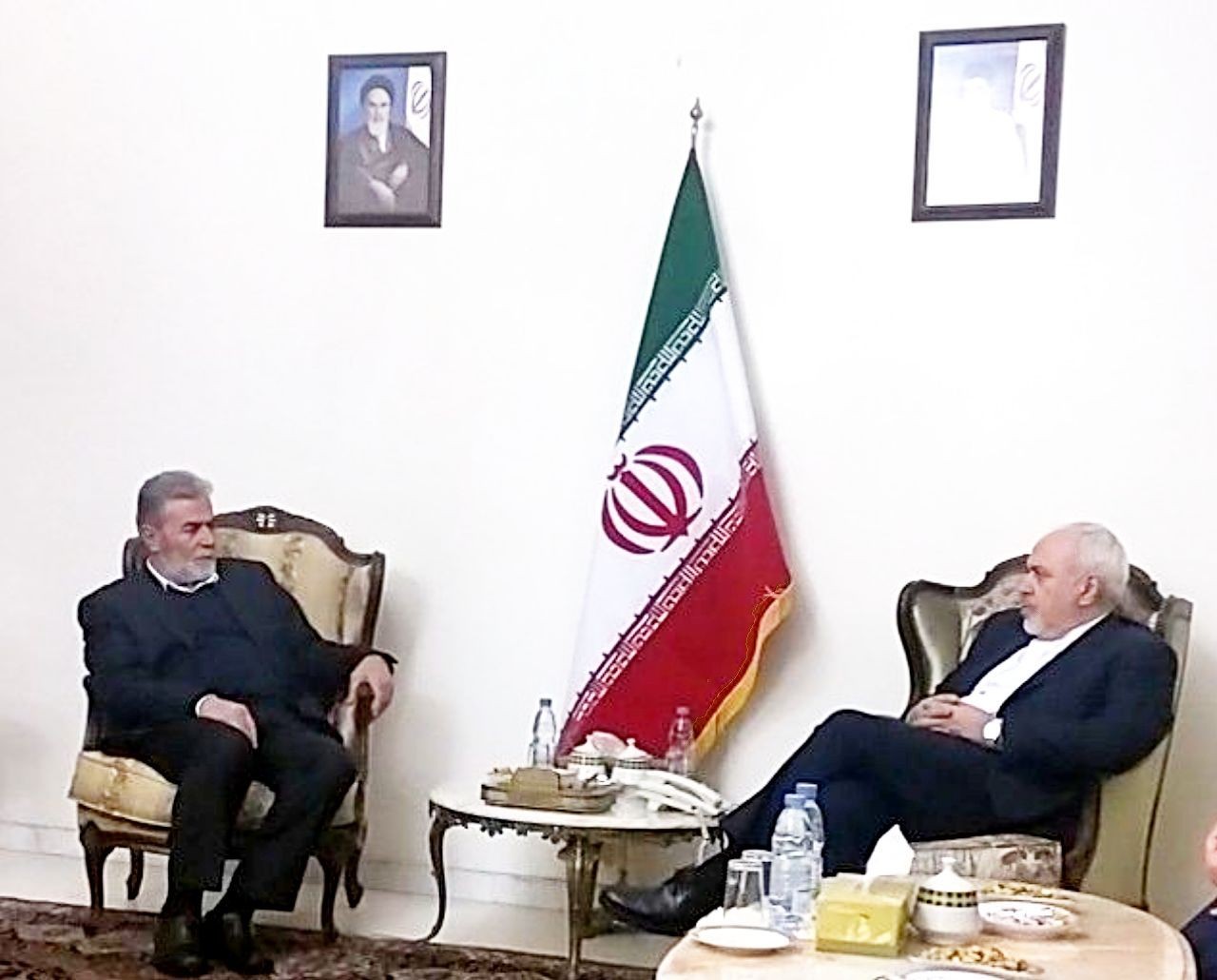 دبیرکل جنبش جهاد اسلامی فلسطین با ظریف دیدار کرد