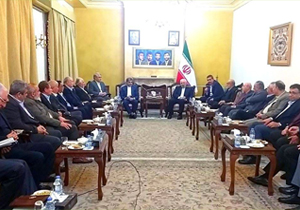 دیدار ظریف با رهبران گروه&zwnj;های فلسطینی مستقر در سوریه و لبنان