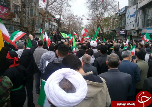 آغاز حضور پرشور دیار علویان در جشن چهل سالگی انقلاب اسلامی +تصاویر