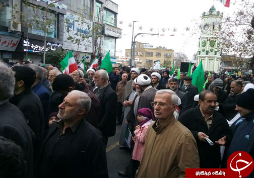 آغاز حضور پرشور دیار علویان در جشن چهل سالگی انقلاب اسلامی +تصاویر
