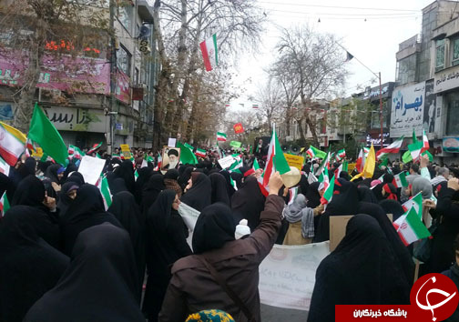 آغاز حضور پرشور دیار علویان در جشن چهل سالگی انقلاب اسلامی +تصاویر