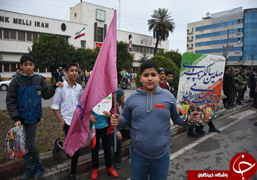 عکس&zwnj;ها وحاشیه&zwnj;های راهپیمایی ۲۲ بهمن ۹۷ استان مازندران+تصاویر