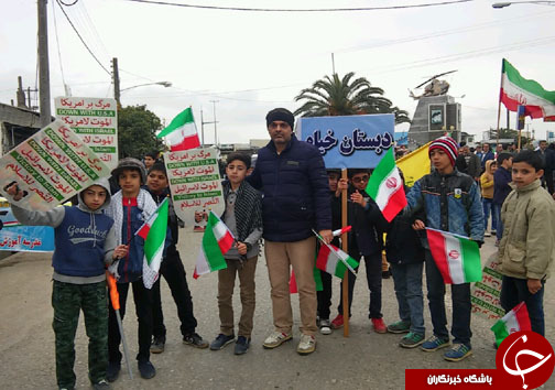 عکس&zwnj;ها وحاشیه&zwnj;های راهپیمایی ۲۲ بهمن ۹۷ استان مازندران+تصاویر