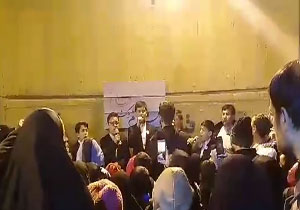 جشن 40 سالگی انقلاب در گلزار شهدای گمنام + فیلم