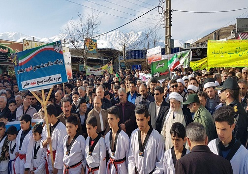 عکس&zwnj;ها و حاشیه&zwnj;های راهپیمایی ۲۲ بهمن ۹۷ استان کرمانشاه