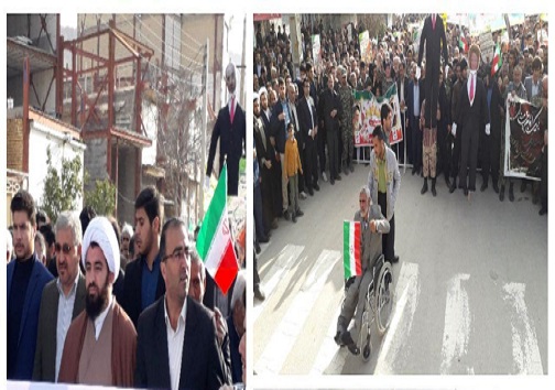 عکس&zwnj;ها و حاشیه&zwnj;های راهپیمایی ۲۲ بهمن ۹۷ استان کرمانشاه