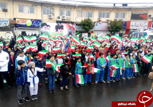 عکس&zwnj;ها وحاشیه&zwnj;های راهپیمایی ۲۲ بهمن ۹۷ استان مازندران+تصاویر