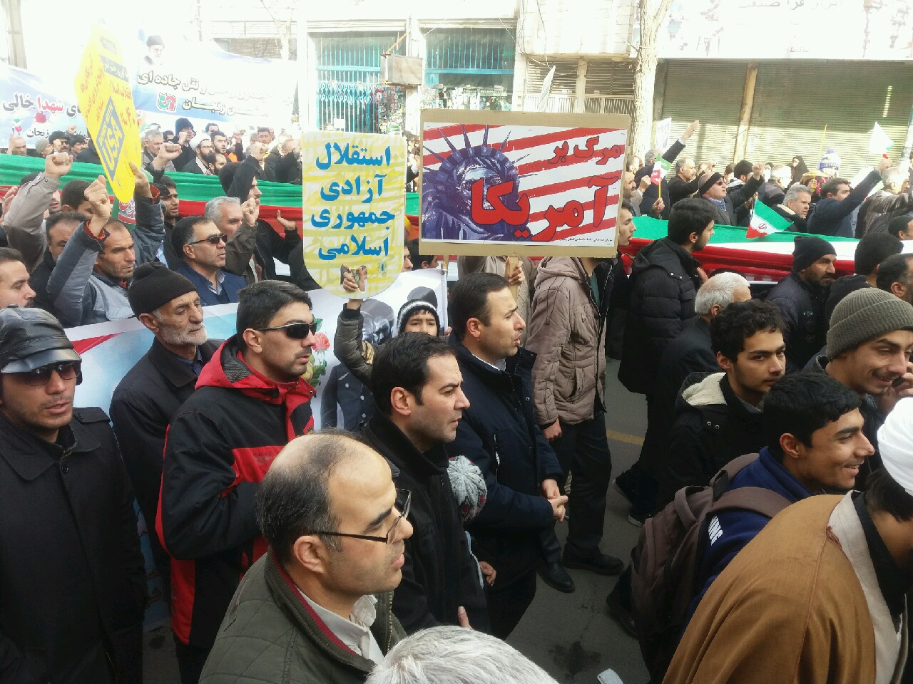راهپیمایی ۲۲ بهمن ۹۷ در زنجان